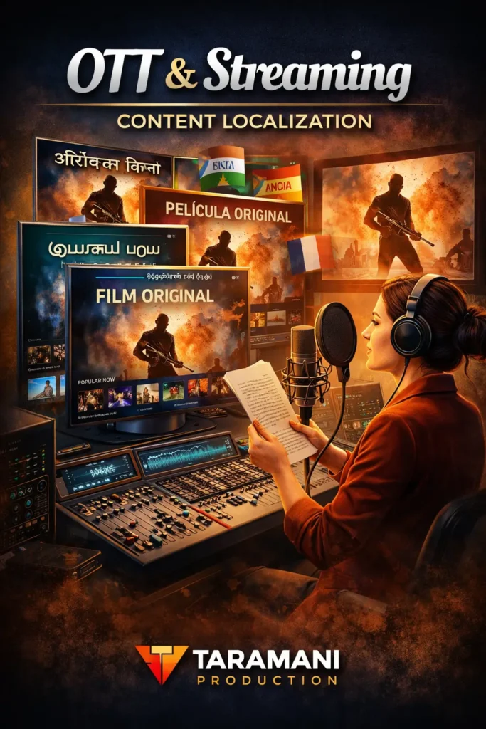 OTT & Streaming Content Localization - taramaniproductions