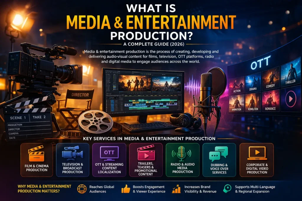 What is Media & Entertainment Production 2026 - Taramaniproductions